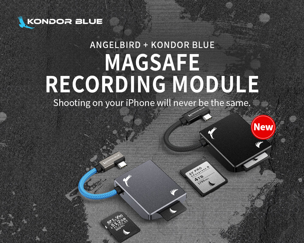 MagSafe Recording Module for iPhone 15 Pro and Max by Kondor Blue and  Angelbird Introduced